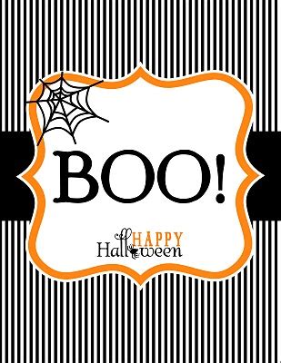 For Halloween Boo Signs To Print