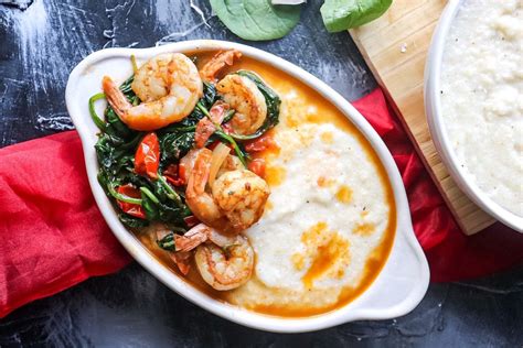 Garlic Butter Shrimp And Grits Razzle Dazzle Life Easy Shrimp And