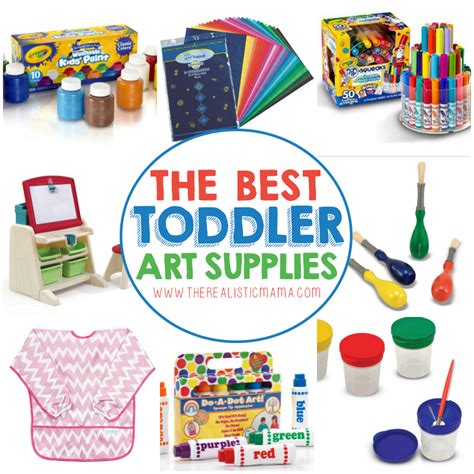 16 Best Art Supplies For Toddlers - The Realistic Mama