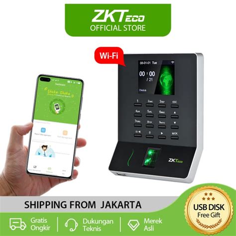 Jual Mesin Absensi Sidik Jari Zkteco Wl20 Shopee Indonesia