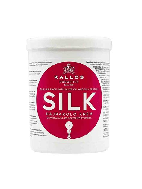 Kallos KJMN Silk Hair Mask With Olive Oil And Silk Protein 1000 Ml