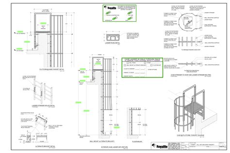 Sure Step Aluminum Cage Ladder - Royalite Manufacturing