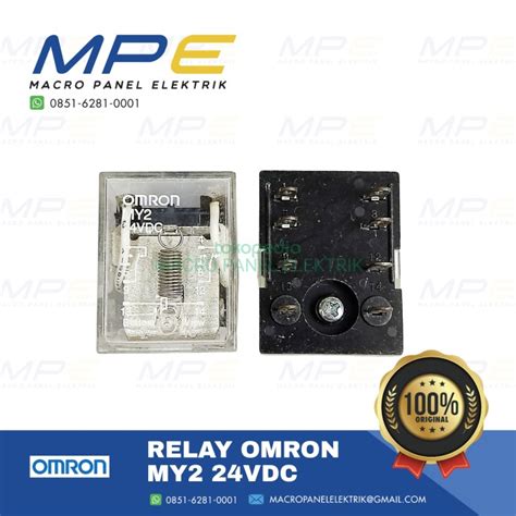 Jual Relay Omron My Vdc A Pin My Vdc Kaki Original