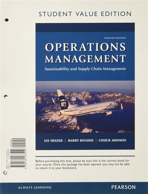 Operations Management Sustainability And Supply Chain Management 11th Edition Unc Greensboro Scm 302 9