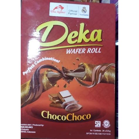 Jual Deka Wafer Stick Roll Isi Pcs Gr Shopee Indonesia