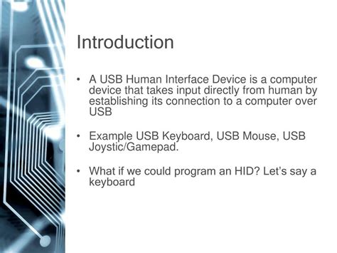 Ppt Programmable Usb Human Interface Device Powerpoint Presentation Free Download Id 1694866