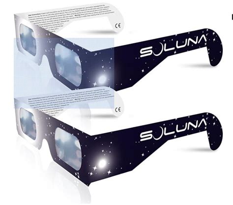 Solar Eclipse Glasses AAS Approved 2024 Made In The USA CE And ISO