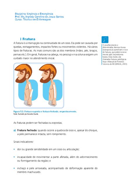 Fratura Entorse Luxa O E Contus O Aula Os Principais