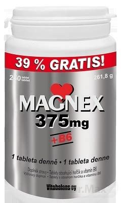 Vitabalans MAGNEX 375 mg B6 1250 tbl výživový doplnok DrMax