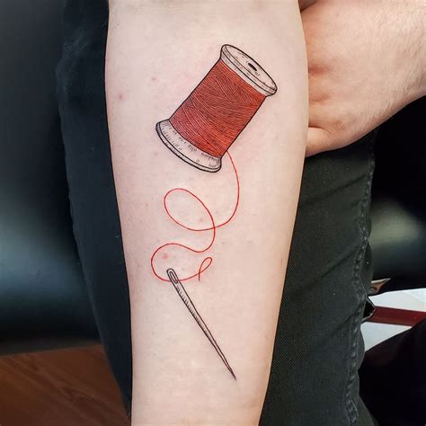 Needle And Thread Tattoo