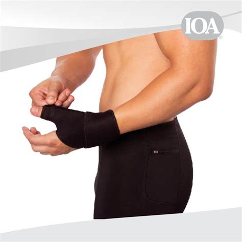 Muñequera de neoprene con inmovilizador de dedo pulgar DEMA Cod M009