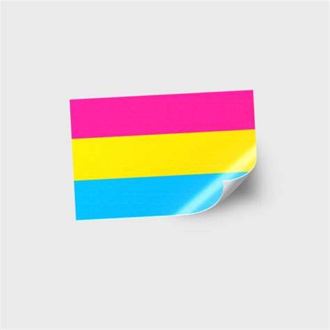 Pansexual Pan Pride Sticker Rainbow Republic