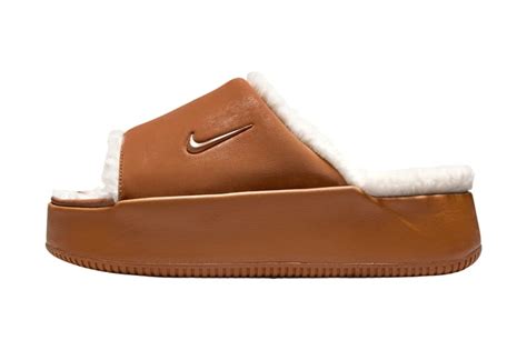 nike calm elevation  light british tan receives fur