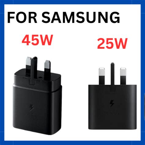 Original Samsung Type C Fast Charge Travel Adapter 25w 45w Lazada