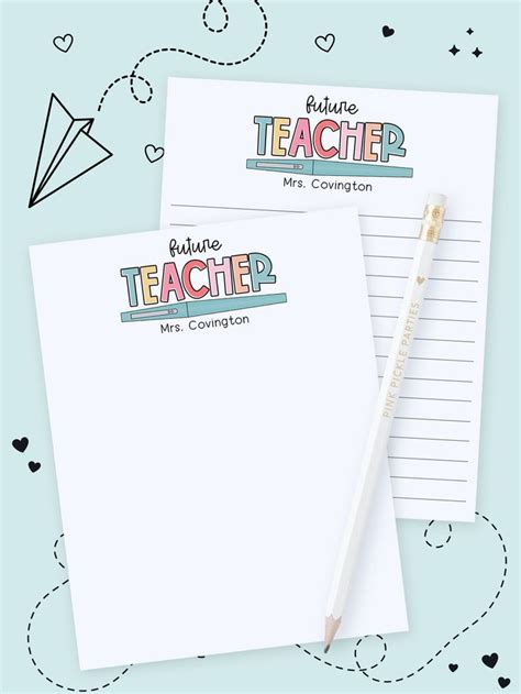 Gifts for Teachers, Teacher Notepad, Teacher Appreciation Gift, Cute ...