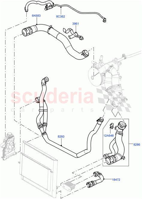 Cooling System Pipes And Hoses 5 0L Ohc Sgdi Na V8 Petrol Parts