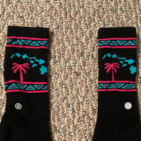 Skyline Hawaii Exclusive Island Palm Tree Socks Gem