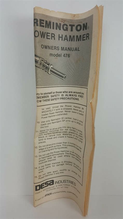 Remington 476 Concrete Power Hammer Powder Actuated Cartridges ...