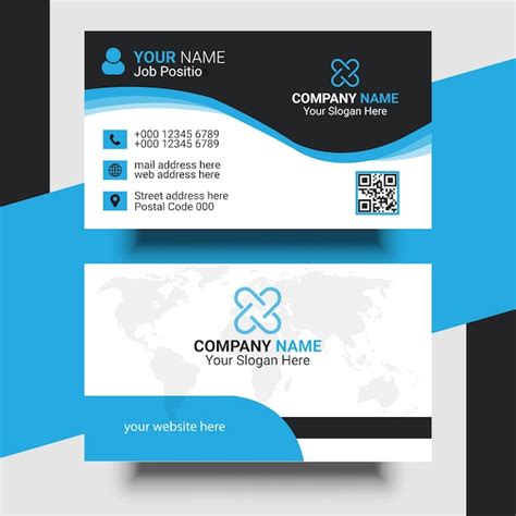 Premium Vector | Creative modern professional business card design template