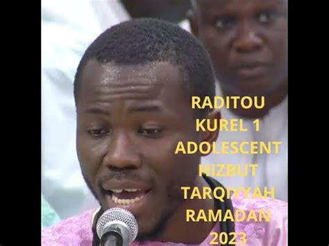 Raditu Transcription Kurel Adolescents Hizbut Tarqiyyah E Jour