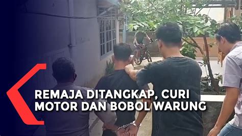 Remaja Ditangkap Curi Motor Dan Bobol Warung YouTube