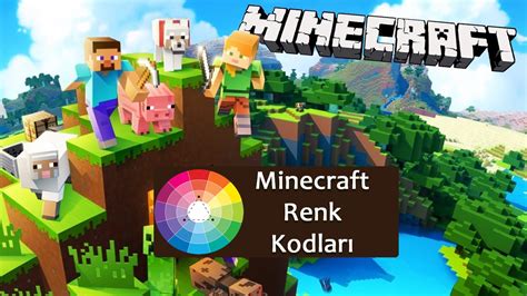 Minecraft Renk Kodlar Mc T M Renkler Bildirimlerim