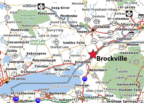 Brockville Map and Brockville Satellite Image