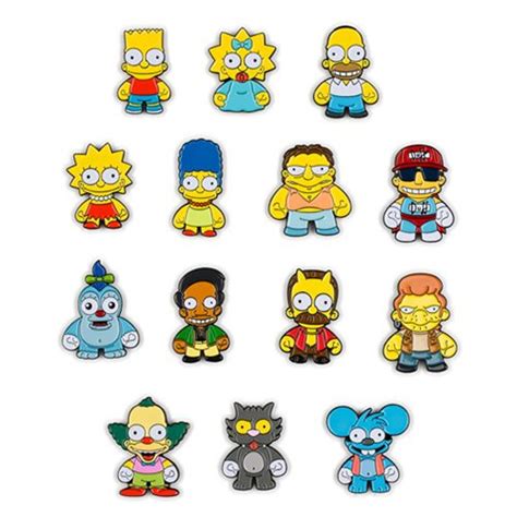 Simpsons Enamel Pin Series Random 4 Pack Entertainment Earth