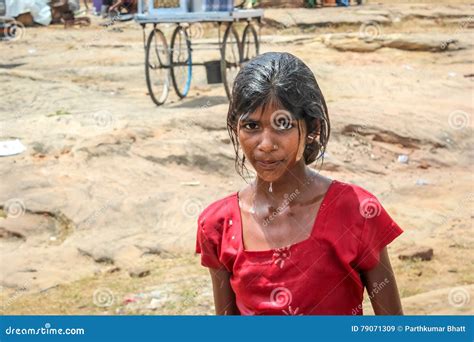 Slum Girl Portrait Editorial Image 79946348