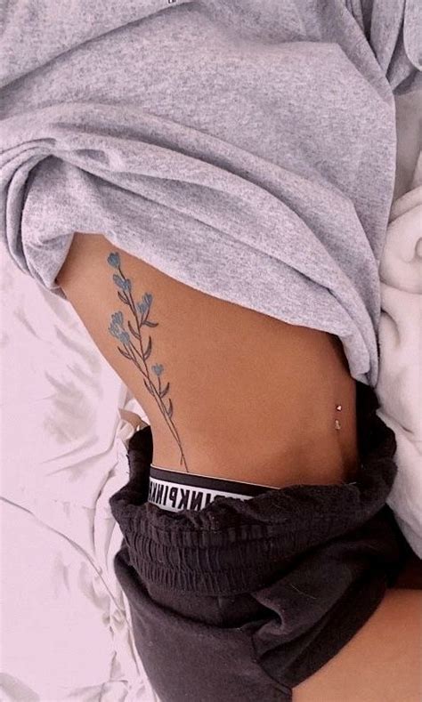 Small Rib Tattoos Flower Tattoo On Ribs Basic Tattoos Torso Tattoos