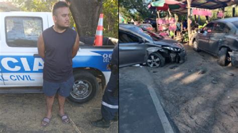 Fotos Detienen A Conductor Ebrio Que Provoc Accidente De Tr Nsito En