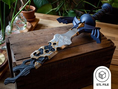 Decayed Master Sword Stl File For D Printing Legend Of Zelda Tears Of