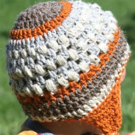 Crochet toddler earflap hat