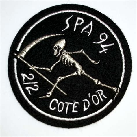 SPA 94 Escadrille Chasse French Air Force ALA Patch Escadron De Chasse