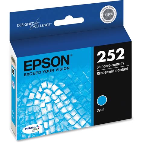 Epson Durabrite Ultra T252220 Original Standard Yield Inkjet Ink Cartridge Cyan 1 Each