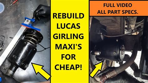 Rebuilding Lucas Girling Parking Brake Cylinders Save Thousands