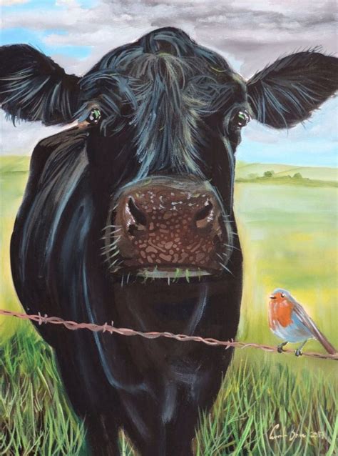 Folk art cow paintings | Cow painting, Animal paintings, Cow