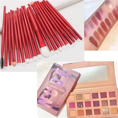 Paleta Sombras Nude New Set 20 Brochas Ojos Maquillaje MercadoLibre