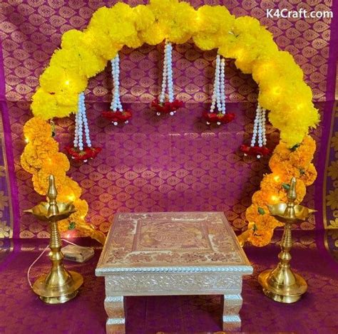 40+ Best Ganesh Chaturthi Decoration Ideas at Home 2021 | Ganesh ...