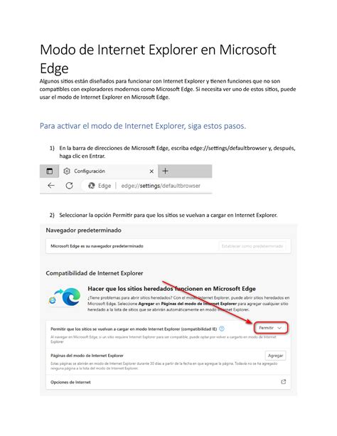 Gu A Para Habilitar El Modo De Internet Explorer En Microsoft Edge