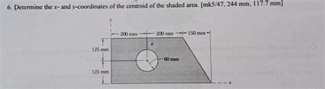 Answered Determine The X And Y Coordinates Of Bartleby