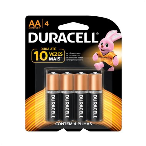 Pilha Alcalina Pequena Aa Unidades Duracell Materiais