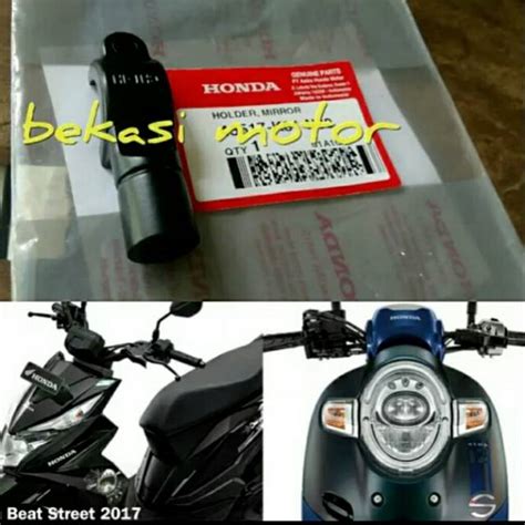 Jual Holder Mirror Dudukan Spion Honda Beat Street New Scoopy Esp LED