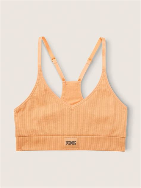 Seamless Racerback Bra Bras PINK Pink Sports Bra Bra Online