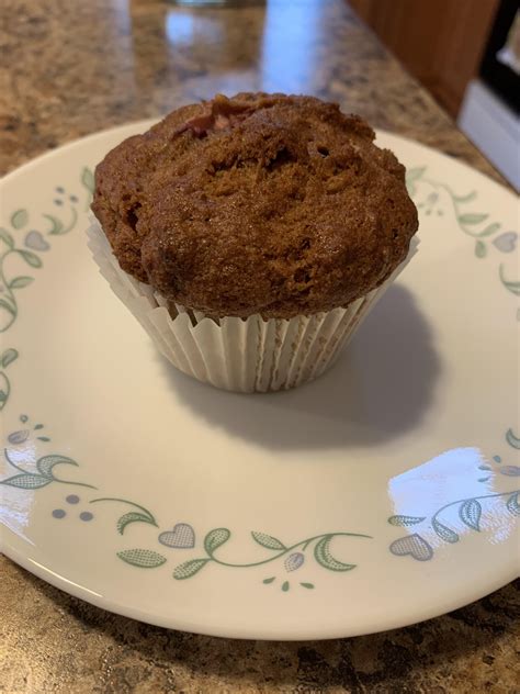 Whole Wheat Strawberry Banana Muffins Rbaking