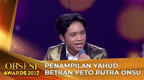 Betran Peto Putra Onsu Pesta Obsesi Awards Youtube