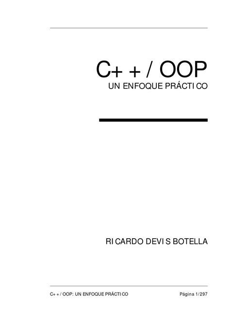 Programaci N Oop En C Un Enfoque Pr Ctico By Eslibre Issuu