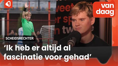 Enschedeër Nils is 16 jaar en nu al scheidsrechter van het jaar in