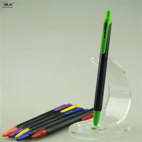 Premium T Black Barrel Triangular Plastic Ballpoint Pen As Office