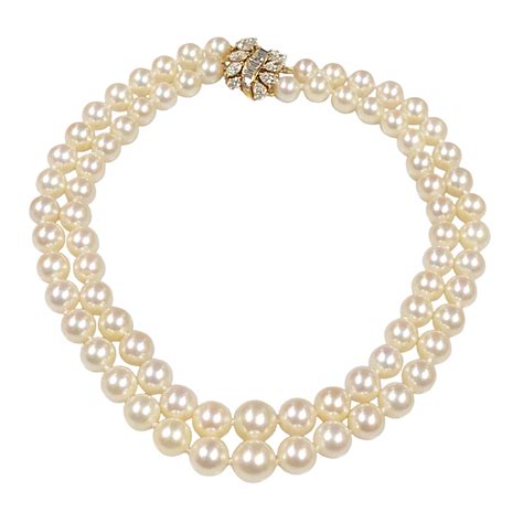 Cartier Natural Pearl Jade Clasp Necklace At 1stdibs